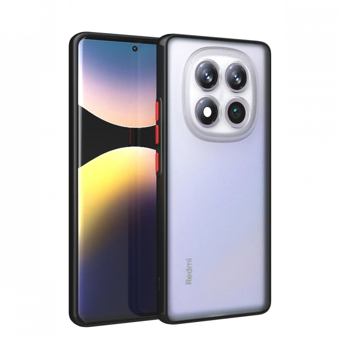 Xiaomi Redmi Note 14 Pro 4G Kılıf Montreal Silikon Kapak - Siyah