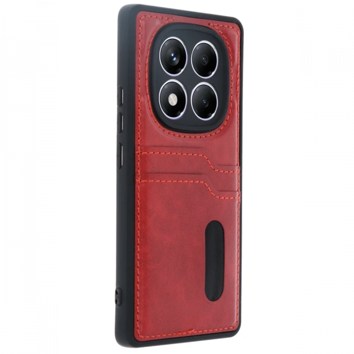 Newface Xiaomi Redmi Note 14 Pro 4G Kılıf Sara Kartvizitli Deri Kılıf
