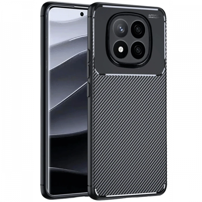 Newface Xiaomi Redmi Note 14 Pro 5G Kılıf Auto Focus Karbon Kapak