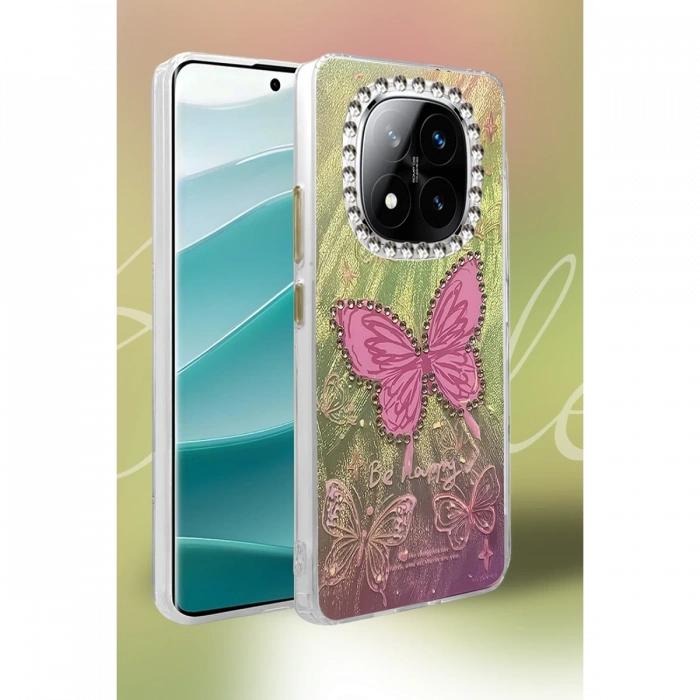 Xiaomi Redmi Note 14 Pro 5G Kılıf Blade Aynalı Desenli Kapak