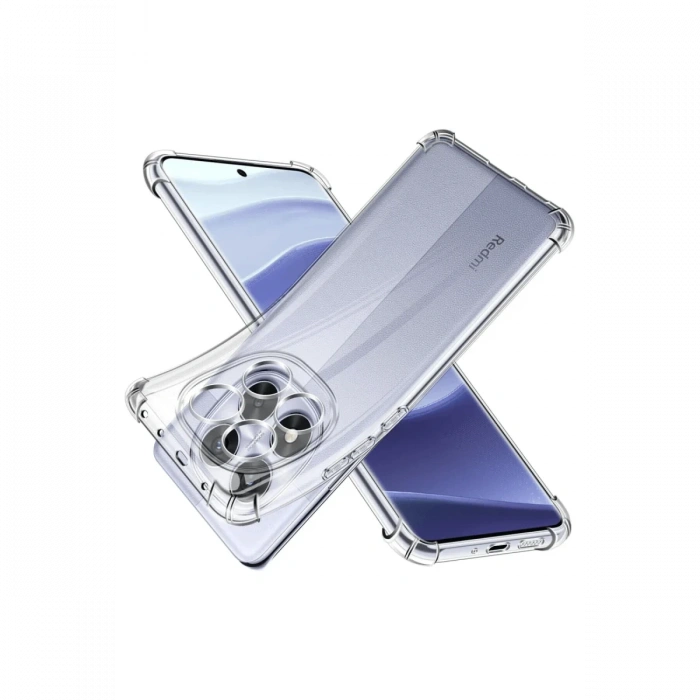 Xiaomi Redmi Note 14 Pro 5G Kılıf Lüx Şeffaf Silikon