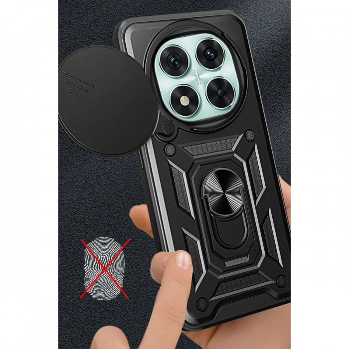 Newface Xiaomi Redmi Note 14 Pro 5G Kılıf Pars Lens Yüzüklü Silikon
