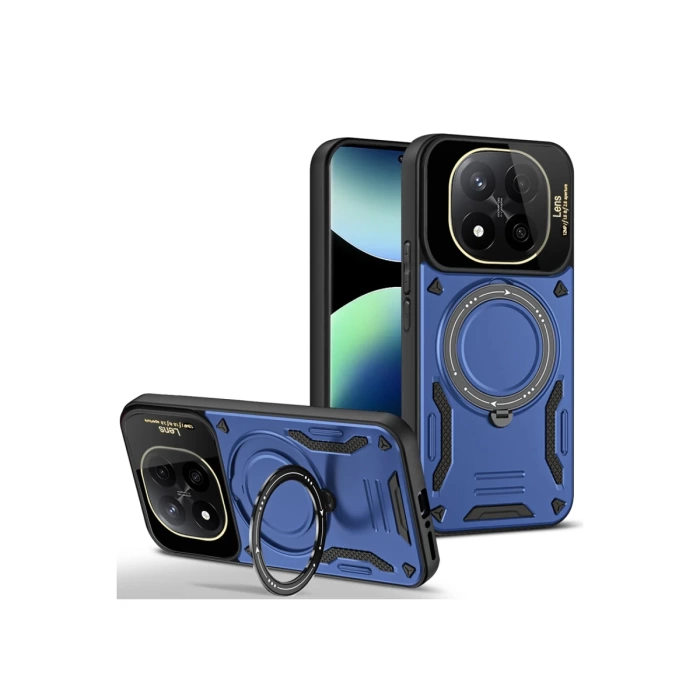 Newface Xiaomi Redmi Note 14 Pro Plus Kılıf Joy Lens Standlı Kapak