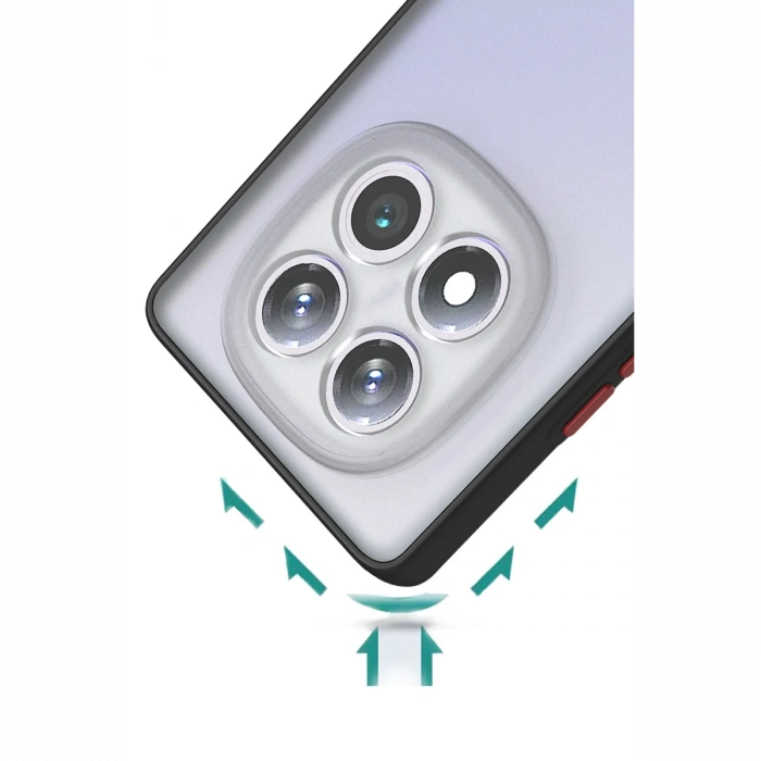Newface Xiaomi Redmi Note 14 Pro Plus Kılıf Montreal Silikon Kapak - Siyah