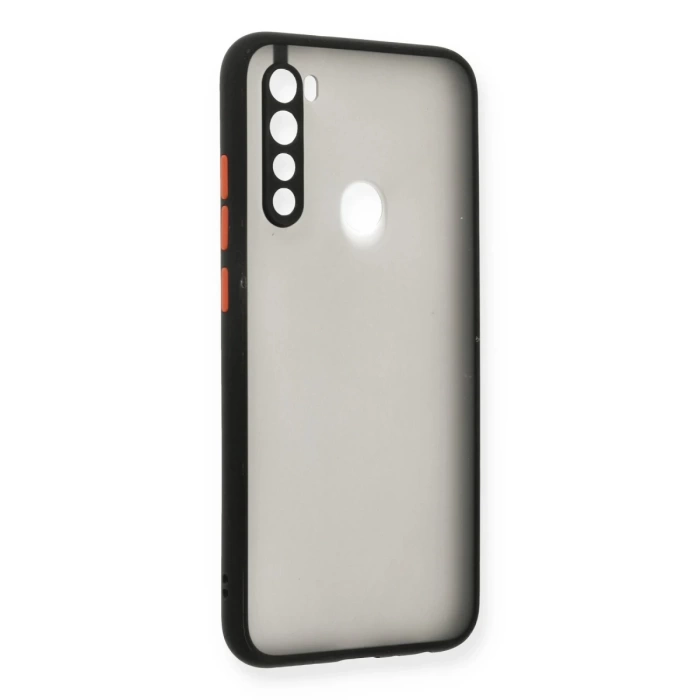 Newface Xiaomi Redmi Note 8 Kılıf Montreal Silikon Kapak - Siyah