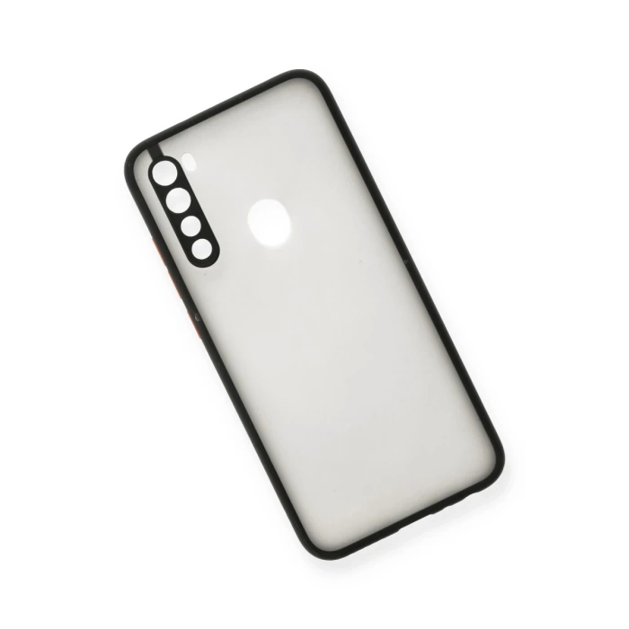 Newface Xiaomi Redmi Note 8 Kılıf Montreal Silikon Kapak - Siyah