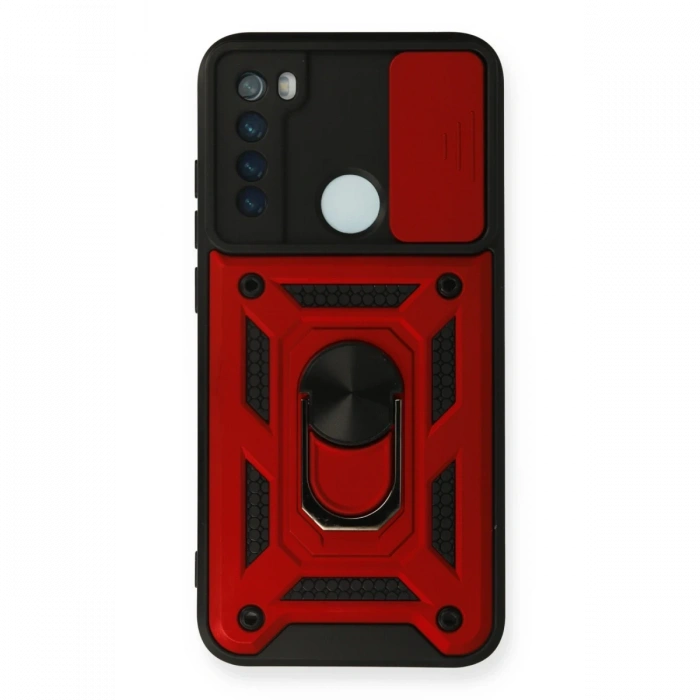 Newface Xiaomi Redmi Note 8 Kılıf Pars Lens Yüzüklü Silikon