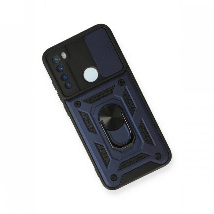 Newface Xiaomi Redmi Note 8 Kılıf Pars Lens Yüzüklü Silikon