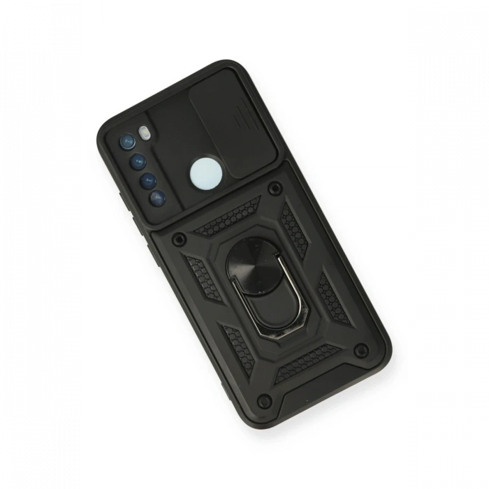 Newface Xiaomi Redmi Note 8 Kılıf Pars Lens Yüzüklü Silikon