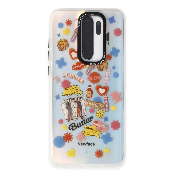 Newface Xiaomi Redmi Note 8 Pro Kılıf Estoril Desenli Kapak