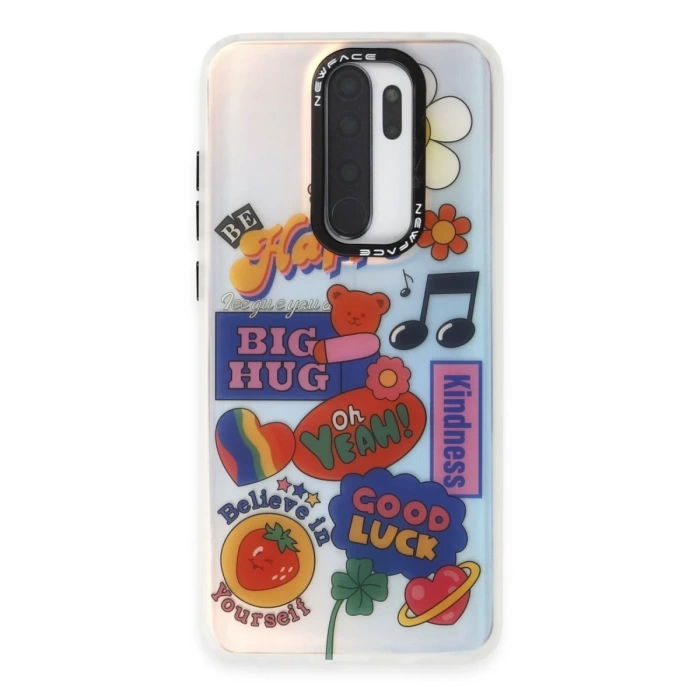 Newface Xiaomi Redmi Note 8 Pro Kılıf Estoril Desenli Kapak