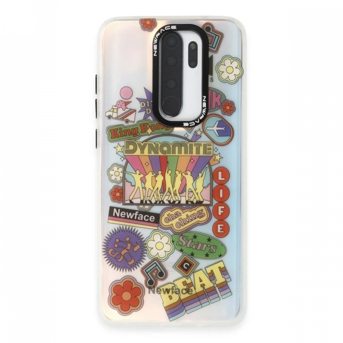 Newface Xiaomi Redmi Note 8 Pro Kılıf Estoril Desenli Kapak