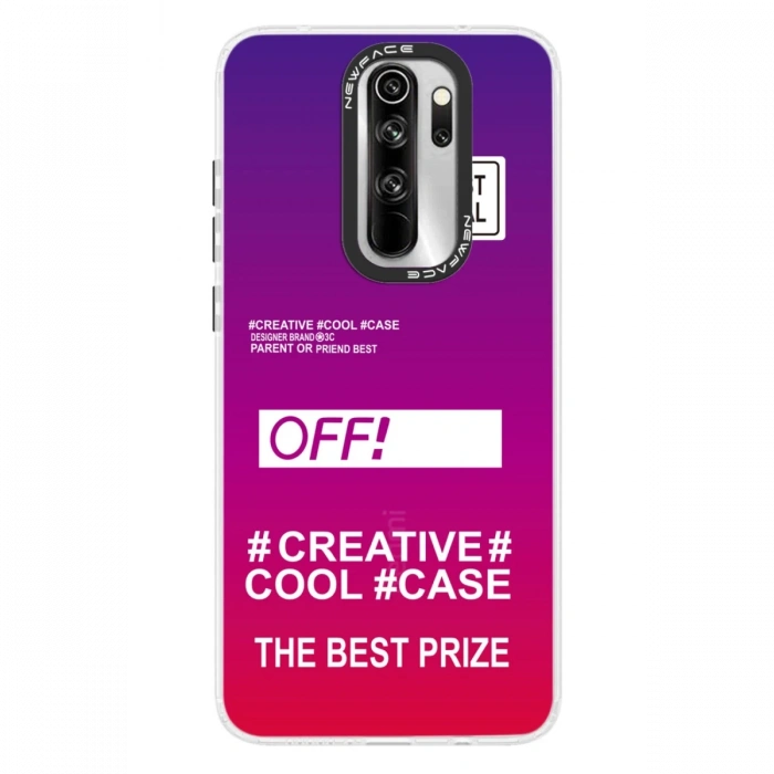 Newface Xiaomi Redmi Note 8 Pro Kılıf Estoril Desenli Kapak