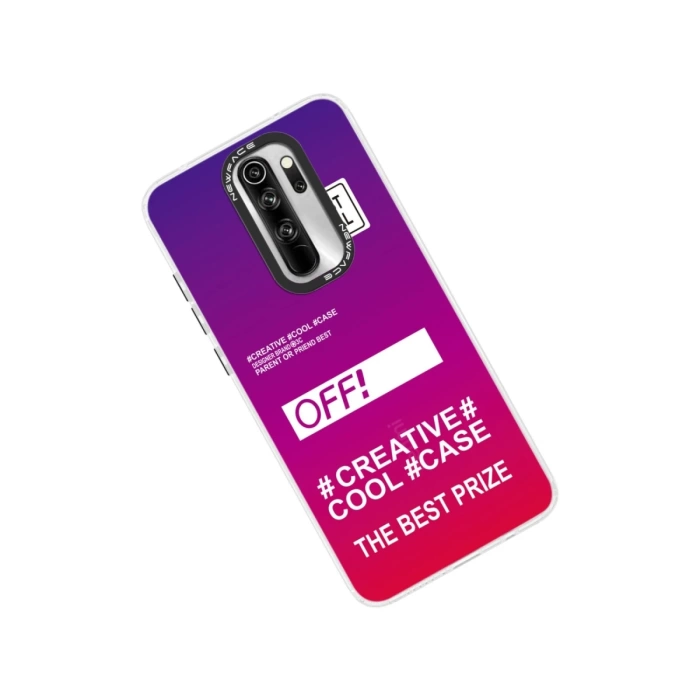 Newface Xiaomi Redmi Note 8 Pro Kılıf Estoril Desenli Kapak
