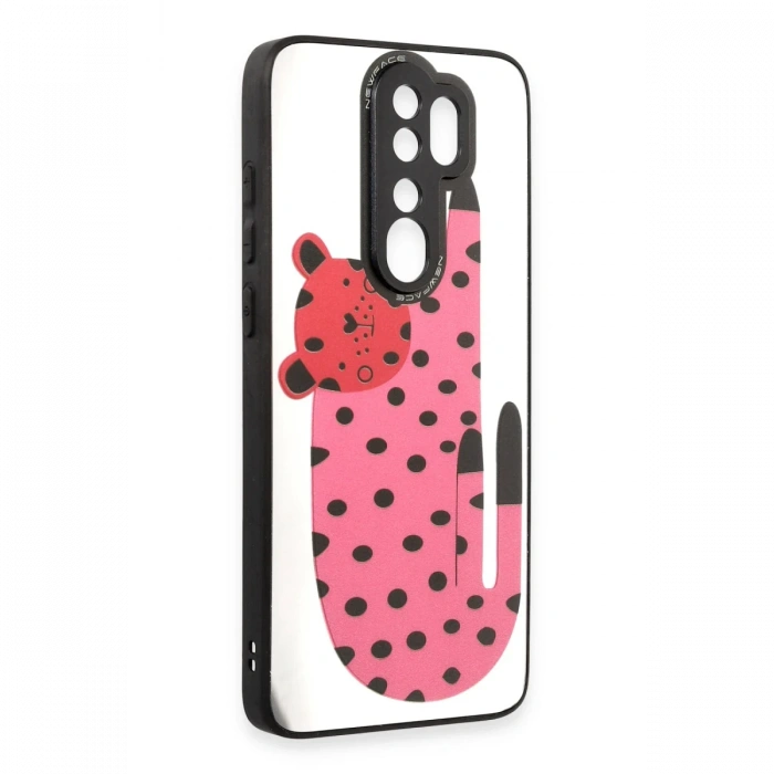 Newface Xiaomi Redmi Note 8 Pro Kılıf Mirror Desenli Kapak