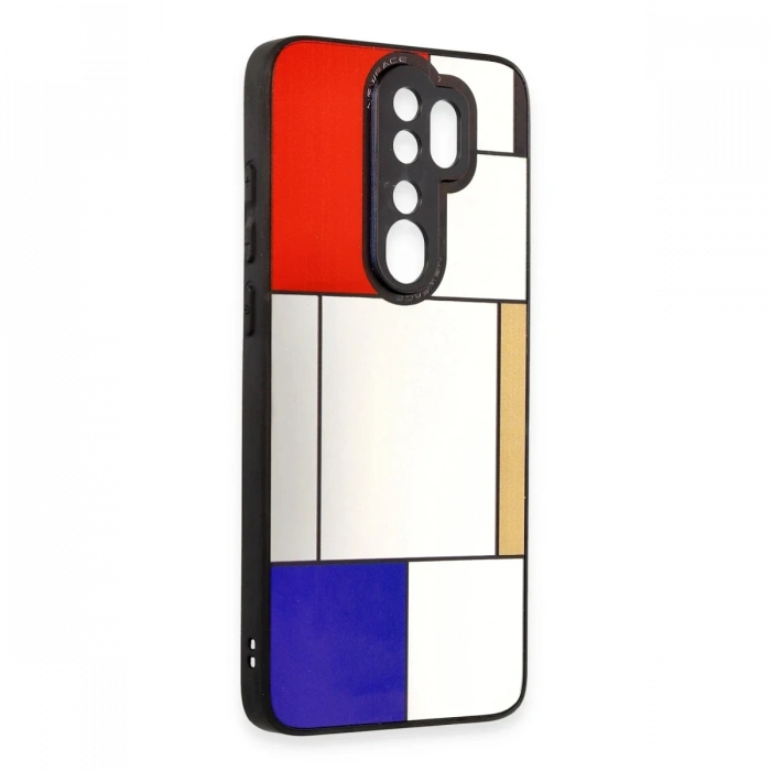Newface Xiaomi Redmi Note 8 Pro Kılıf Mirror Desenli Kapak