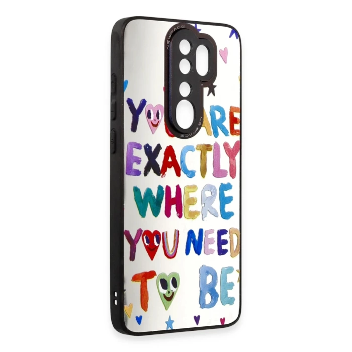 Newface Xiaomi Redmi Note 8 Pro Kılıf Mirror Desenli Kapak
