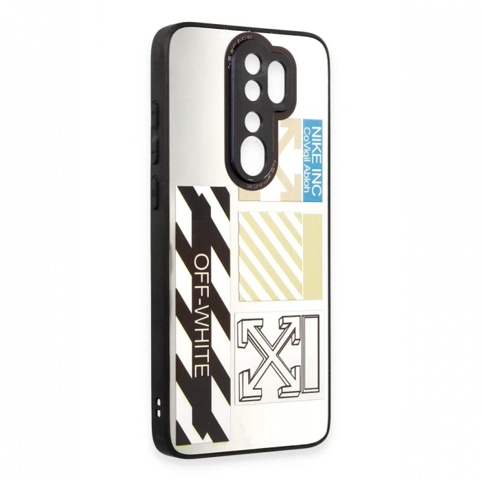 Newface Xiaomi Redmi Note 8 Pro Kılıf Mirror Desenli Kapak