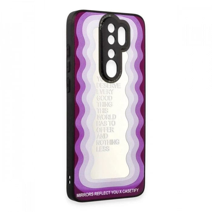 Newface Xiaomi Redmi Note 8 Pro Kılıf Mirror Desenli Kapak