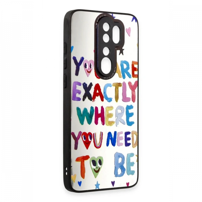 Newface Xiaomi Redmi Note 8 Pro Kılıf Mirror Desenli Kapak