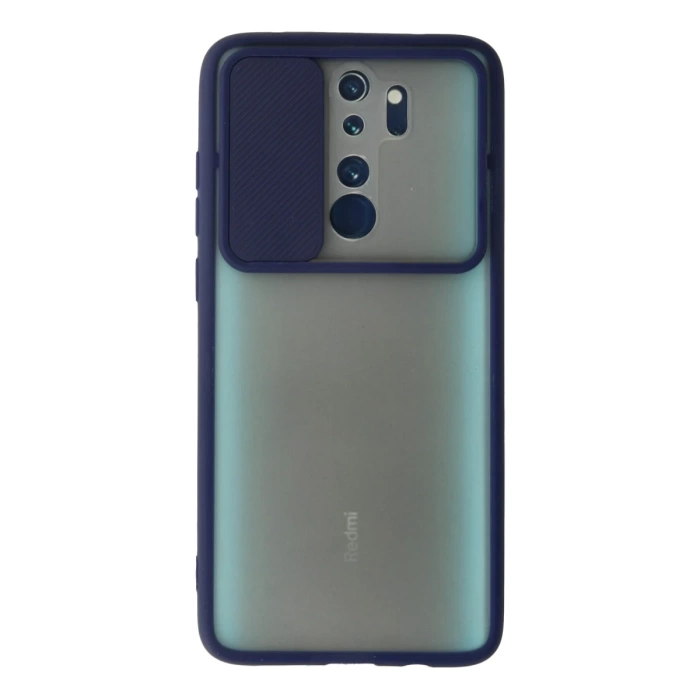 Newface Xiaomi Redmi Note 8 Pro Kılıf Palm Buzlu Kamera Sürgülü Silikon