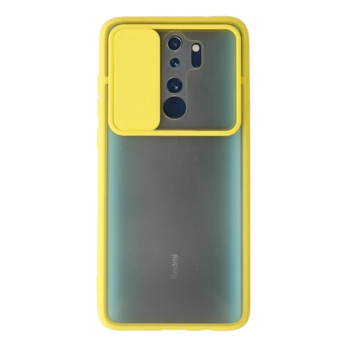 Newface Xiaomi Redmi Note 8 Pro Kılıf Palm Buzlu Kamera Sürgülü Silikon