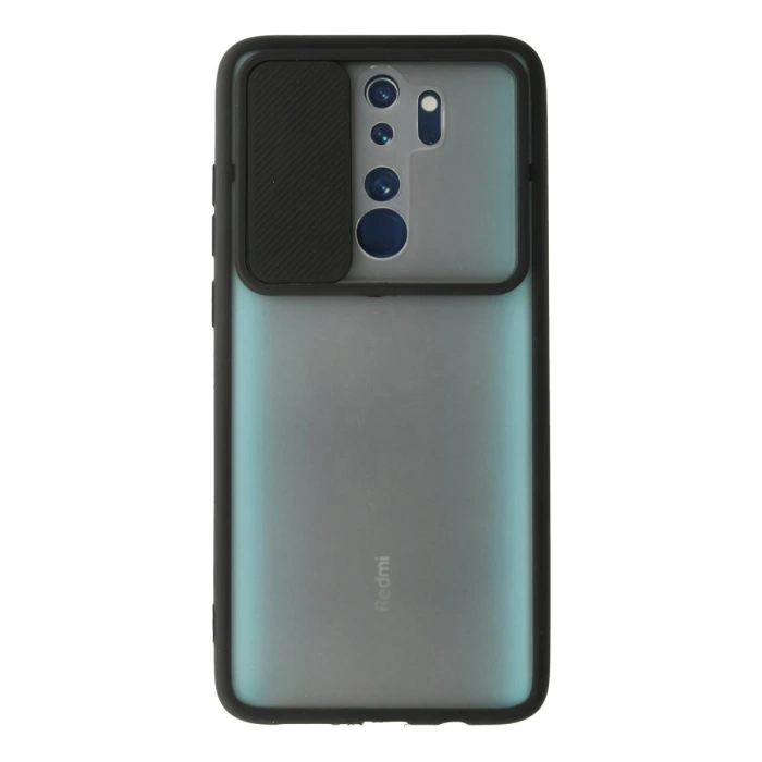 Newface Xiaomi Redmi Note 8 Pro Kılıf Palm Buzlu Kamera Sürgülü Silikon