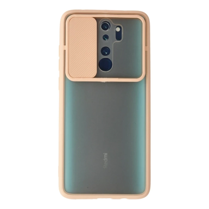 Newface Xiaomi Redmi Note 8 Pro Kılıf Palm Buzlu Kamera Sürgülü Silikon