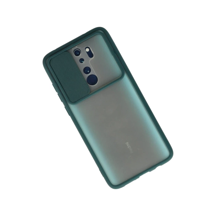 Newface Xiaomi Redmi Note 8 Pro Kılıf Palm Buzlu Kamera Sürgülü Silikon