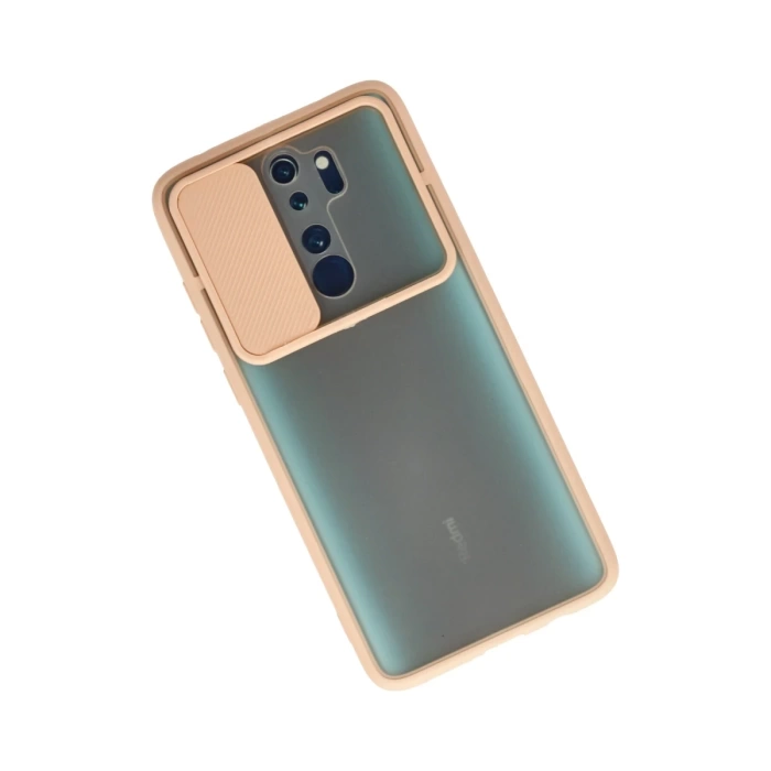 Newface Xiaomi Redmi Note 8 Pro Kılıf Palm Buzlu Kamera Sürgülü Silikon