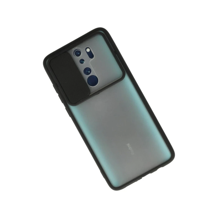 Newface Xiaomi Redmi Note 8 Pro Kılıf Palm Buzlu Kamera Sürgülü Silikon