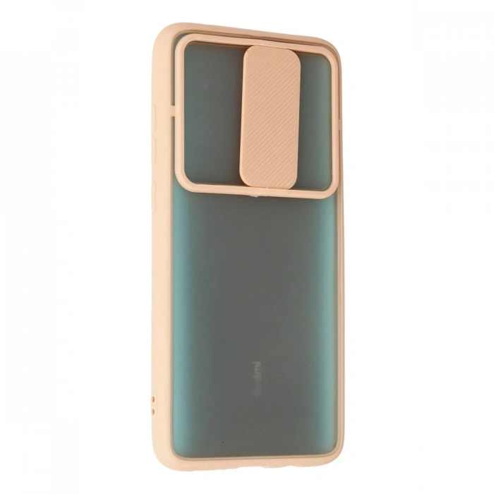 Newface Xiaomi Redmi Note 8 Pro Kılıf Palm Buzlu Kamera Sürgülü Silikon