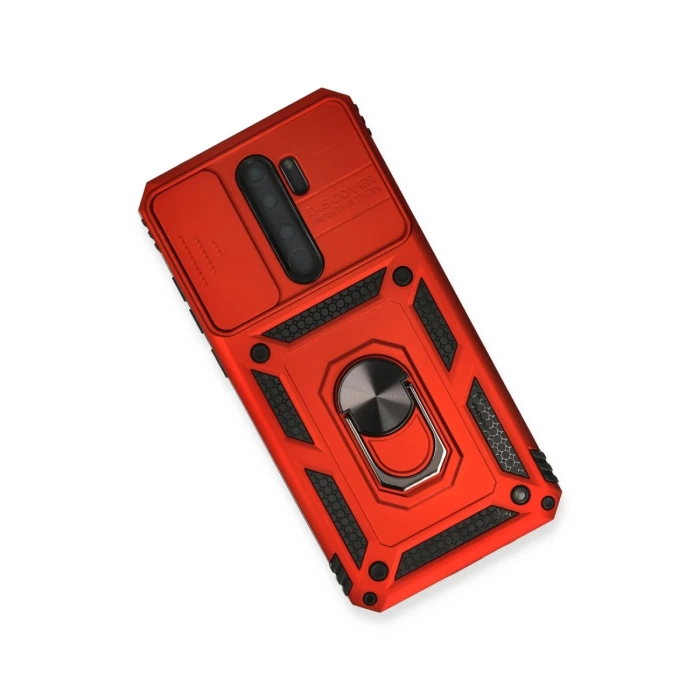 Newface Xiaomi Redmi Note 8 Pro Kılıf Pars Lens Yüzüklü Silikon