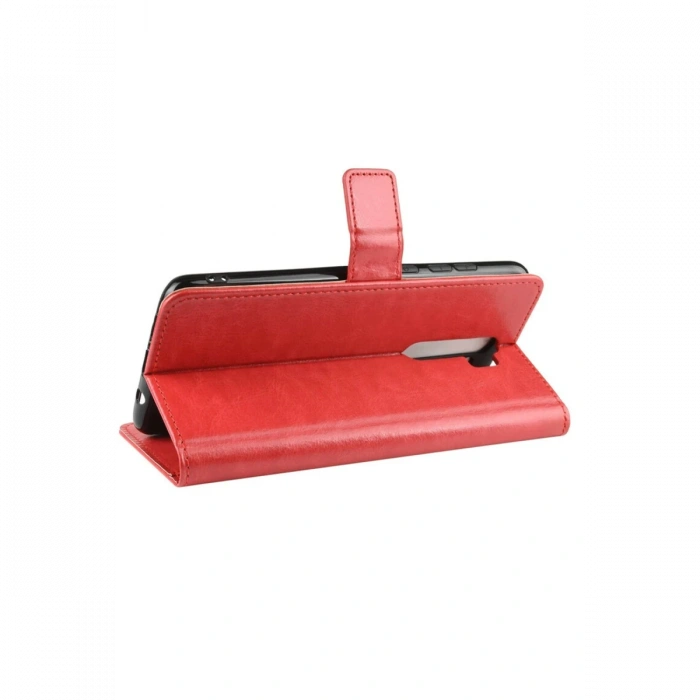 Xiaomi Redmi Note 8 Pro Kılıf Trend S Plus Kapaklı Kılıf - Kırmızı