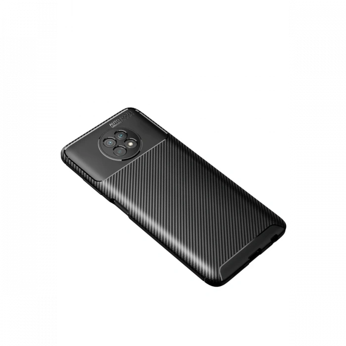 Newface Xiaomi Redmi Note 9 5G Kılıf Auto Focus Karbon Kapak