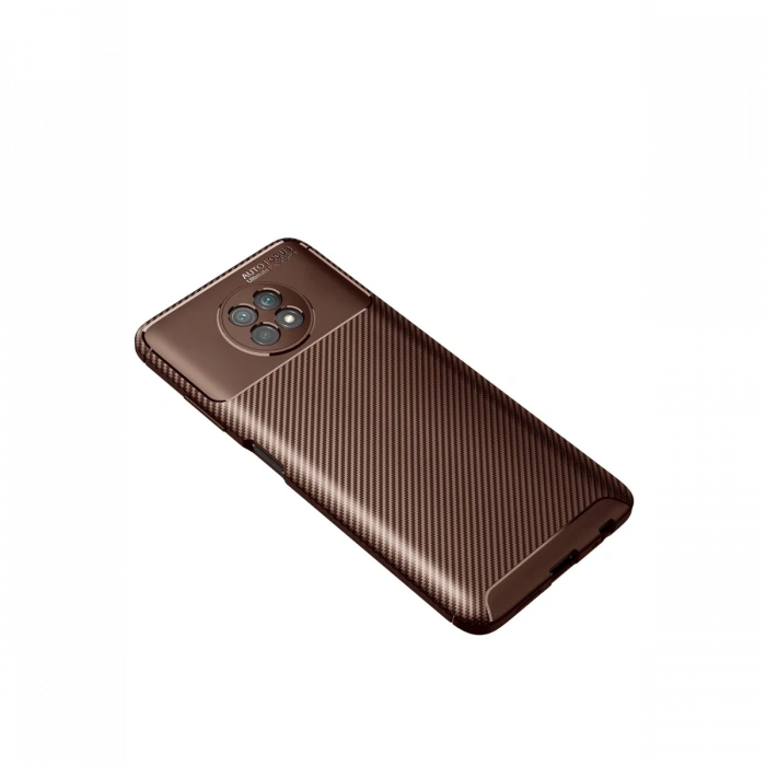 Newface Xiaomi Redmi Note 9 5G Kılıf Auto Focus Karbon Kapak