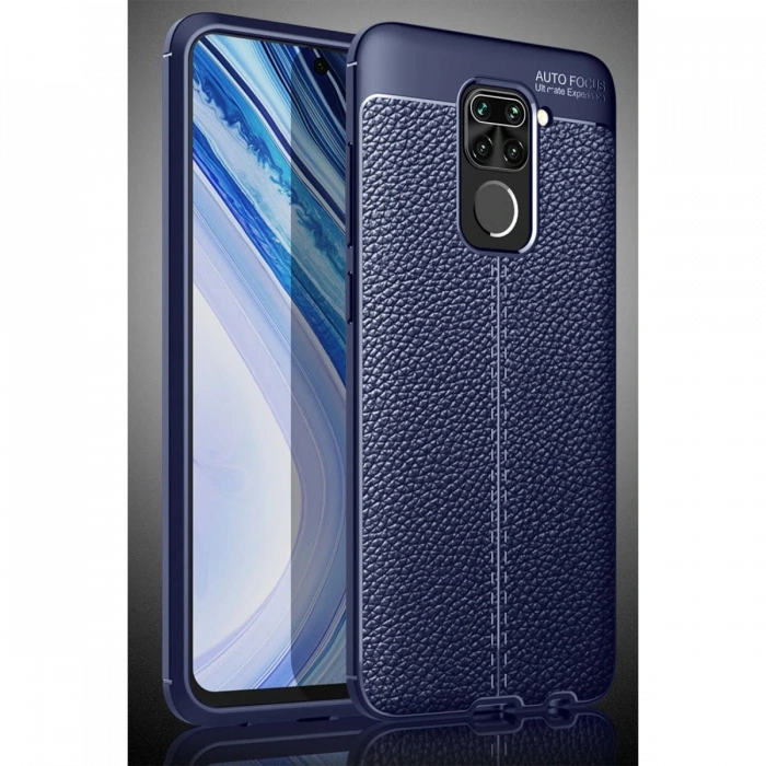 Newface Xiaomi Redmi Note 9 Kılıf Auto Focus Kapak - Lacivert