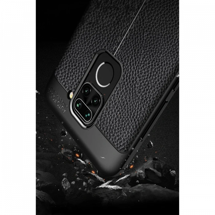 Newface Xiaomi Redmi Note 9 Kılıf Auto Focus Kapak - Lacivert