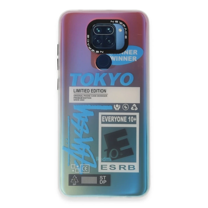 Newface Xiaomi Redmi Note 9 Kılıf Estoril Desenli Kapak