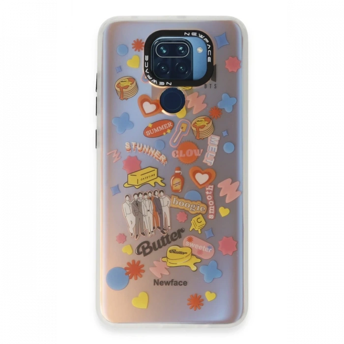 Newface Xiaomi Redmi Note 9 Kılıf Estoril Desenli Kapak
