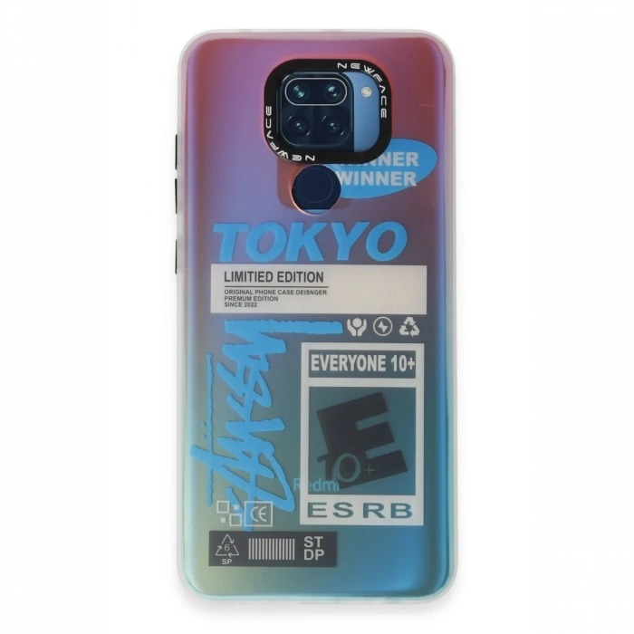 Newface Xiaomi Redmi Note 9 Kılıf Estoril Desenli Kapak
