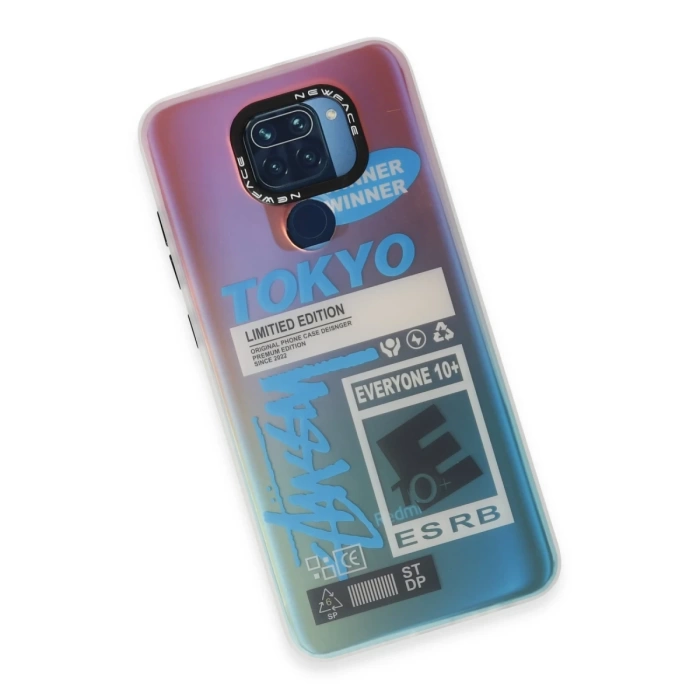 Newface Xiaomi Redmi Note 9 Kılıf Estoril Desenli Kapak