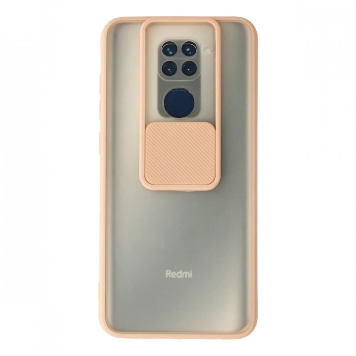 Newface Xiaomi Redmi Note 9 Kılıf Palm Buzlu Kamera Sürgülü Silikon