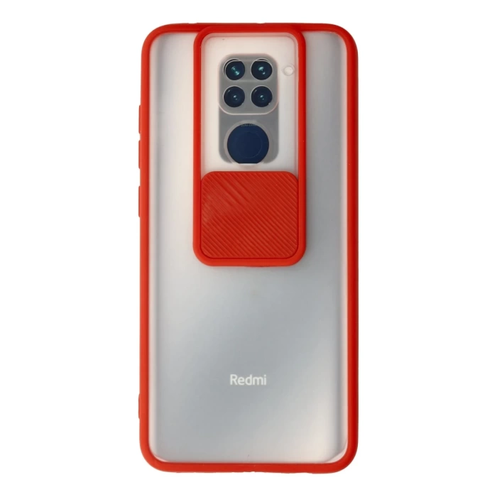 Newface Xiaomi Redmi Note 9 Kılıf Palm Buzlu Kamera Sürgülü Silikon