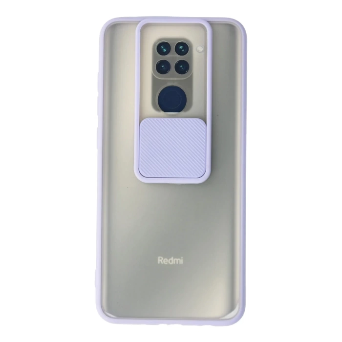 Newface Xiaomi Redmi Note 9 Kılıf Palm Buzlu Kamera Sürgülü Silikon