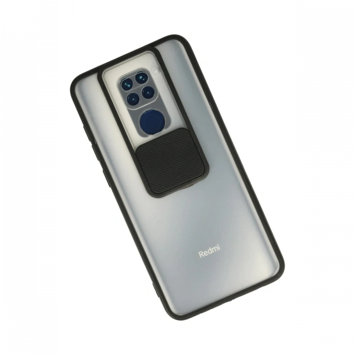 Newface Xiaomi Redmi Note 9 Kılıf Palm Buzlu Kamera Sürgülü Silikon