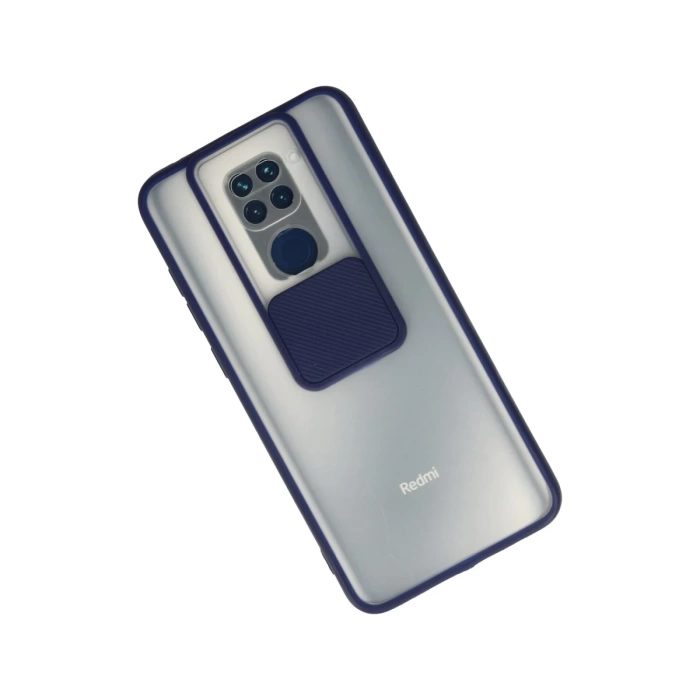 Newface Xiaomi Redmi Note 9 Kılıf Palm Buzlu Kamera Sürgülü Silikon