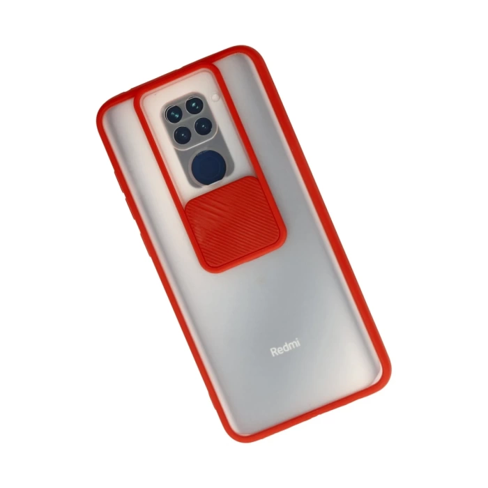 Newface Xiaomi Redmi Note 9 Kılıf Palm Buzlu Kamera Sürgülü Silikon