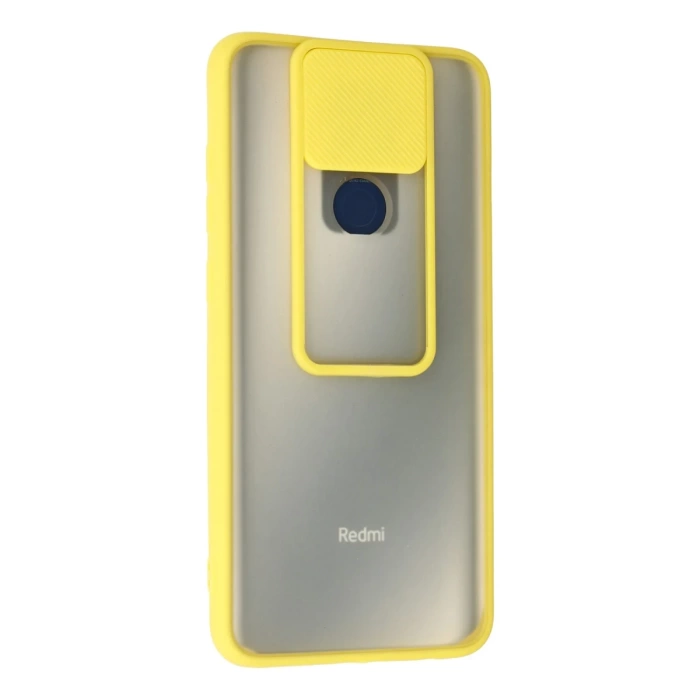 Newface Xiaomi Redmi Note 9 Kılıf Palm Buzlu Kamera Sürgülü Silikon