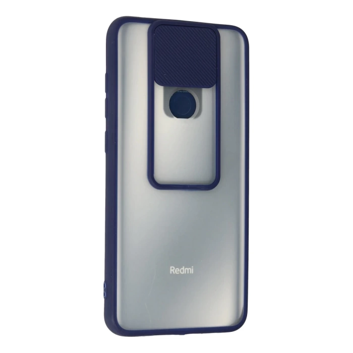 Newface Xiaomi Redmi Note 9 Kılıf Palm Buzlu Kamera Sürgülü Silikon